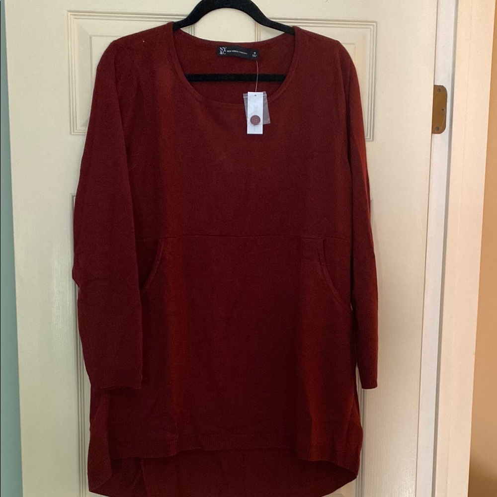 Maroon Long Sleeve Sweater